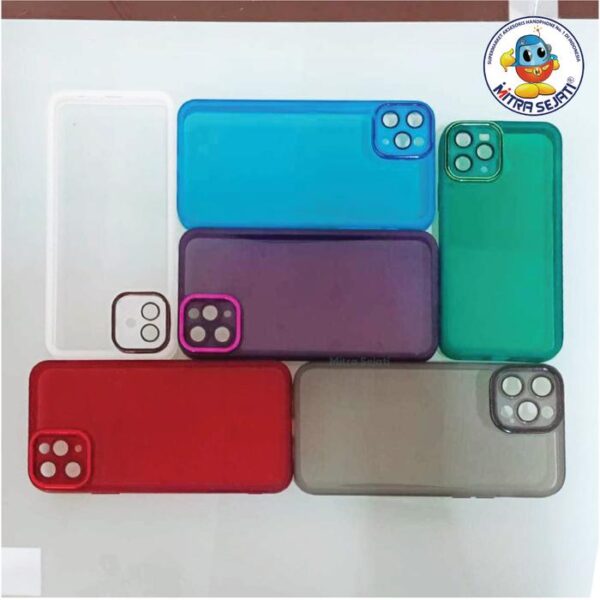 Case TPU Trans Lens Protect untuk tipe Handphone Oppo Transparan - Gambar 4