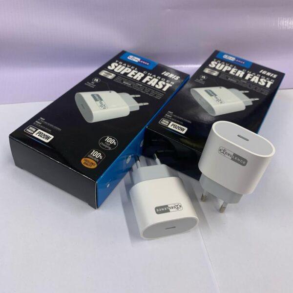 Kepala Charger Excellence Ignis PD 20W USB C - Gambar 3
