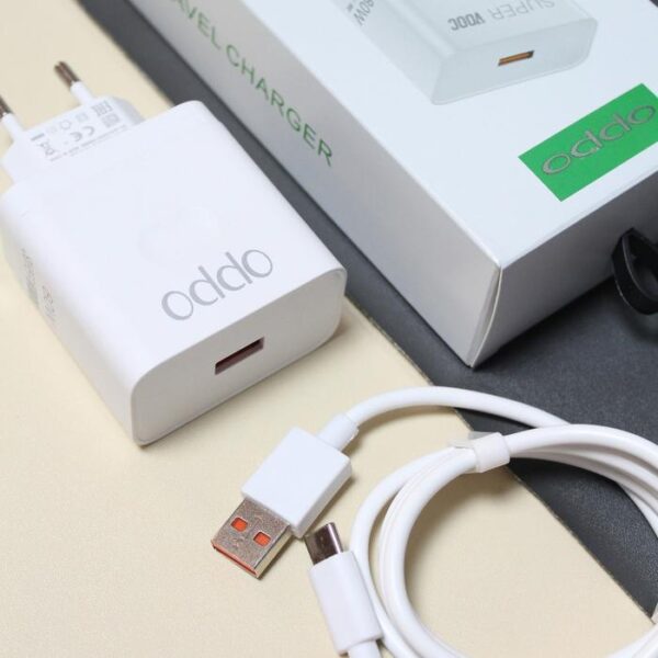 Travel Charger 80W Super Vooc Type-C Charger Handphone - Gambar 6