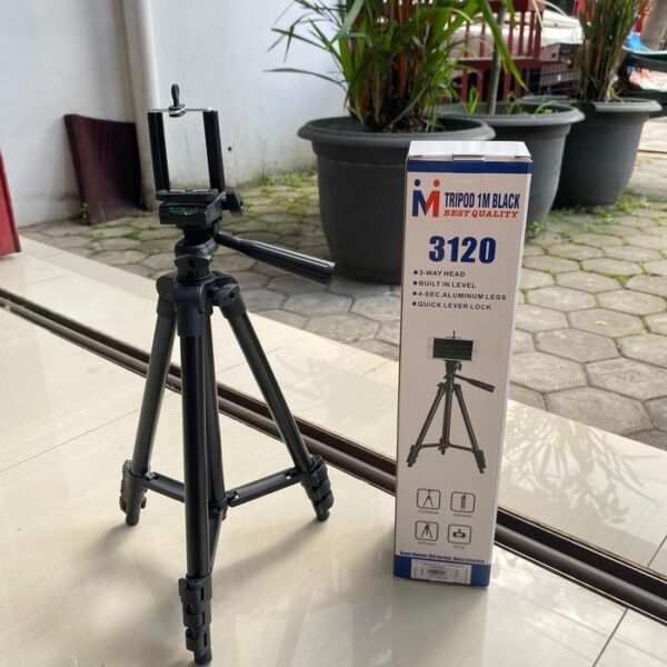 Tripod MS Black Extandable Up to 1m - Gambar 2