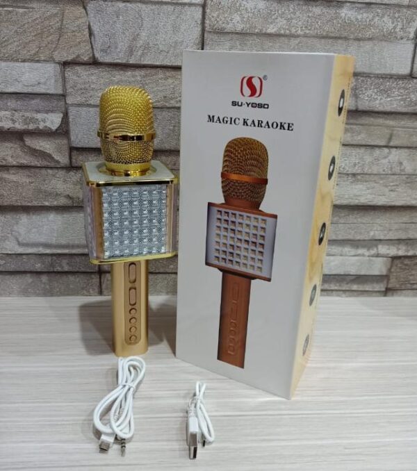 Microphone Bluetooth Speaker YS86 Karaoke Speaker Wireless Mic Wireless - Gambar 3