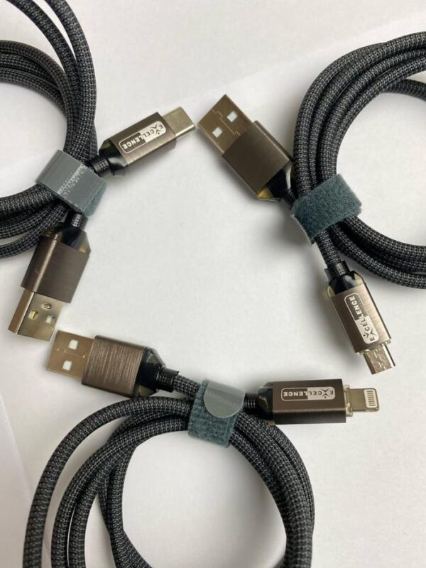 Kabel Data Excellence Seroja 6A Lightning/Micro/Type-C - Gambar 2