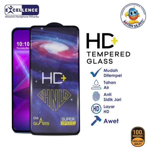 EXCELLENCE Tempered Glass Anti Gores 9H untuk Apel Handphone Layar