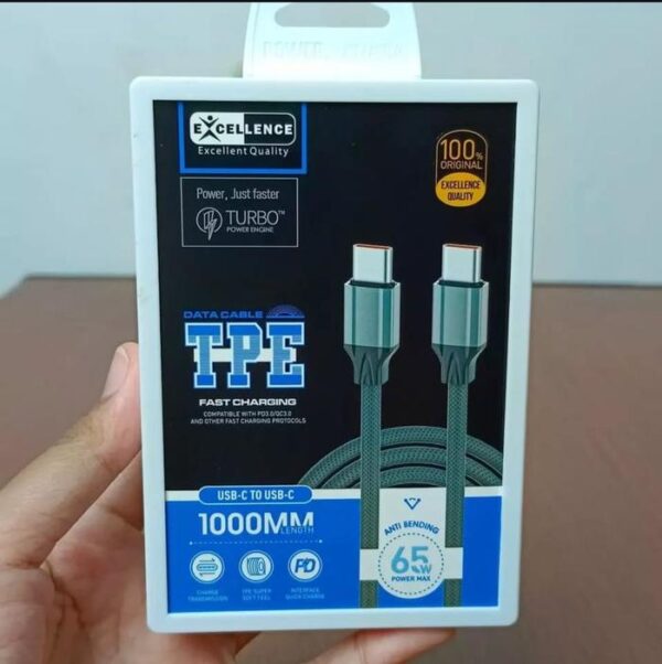 Kabel Data Excellence Venus 65W C to C - Gambar 5