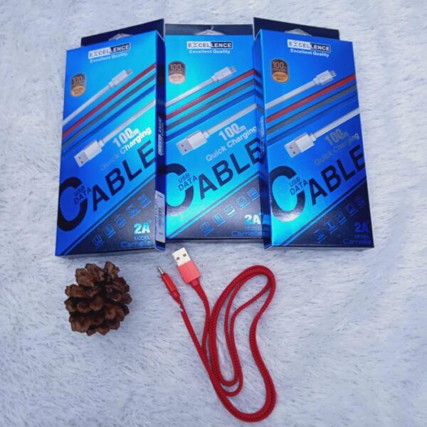 Kabel Data Excellence Camelia Micro/Lightning/Type-C - Gambar 3