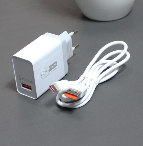 Travel Charger Excellence QC3.0 3A 18W E79 Micro/Type-C