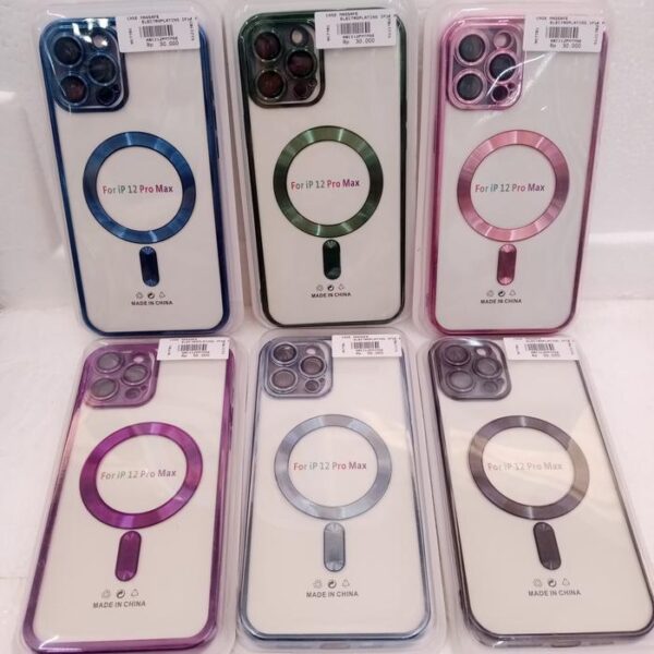 Case Magsafe Electroplating Casing Handphone Softcase - Gambar 3