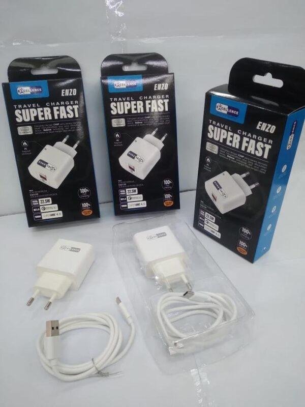 Travel Charger Excellence Super Vooc Enzo Type-C - Gambar 4