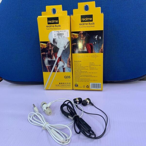 Handsfree Stereo Buds Q35 Earphone Headset Headphone - Gambar 4