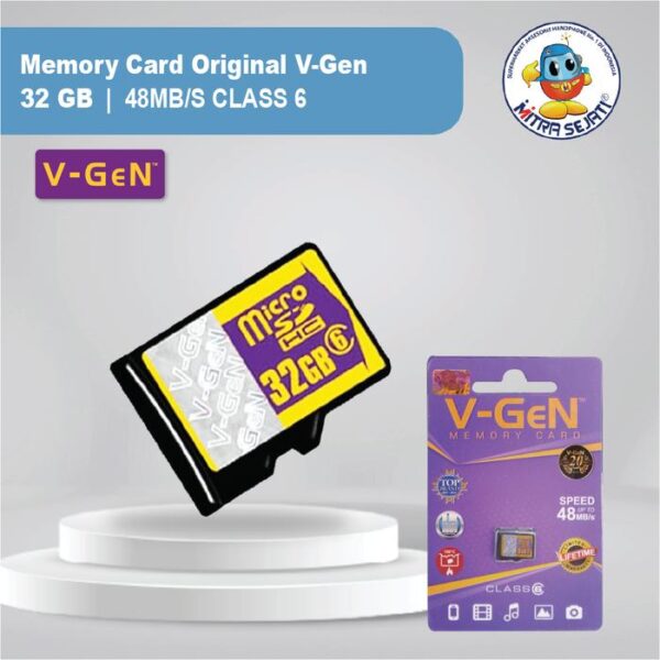 MMC Chip V-Gen 4GB,8GB,16GB,32GB MicroSD Authorized V-Gen Alat Elektronik - Gambar 5