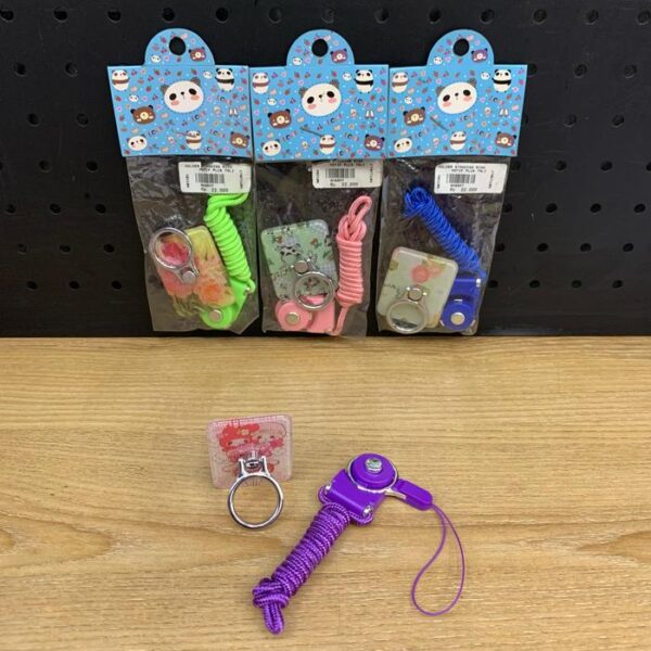 Holder Standing Ring Motif Plus Tali Holder Cincin dapat Tali - Gambar 3