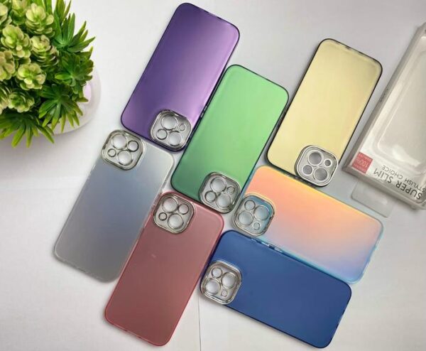 Case IMD Warna Camera Protect Silver Casing Handphone Hardcase Hologram - Gambar 5