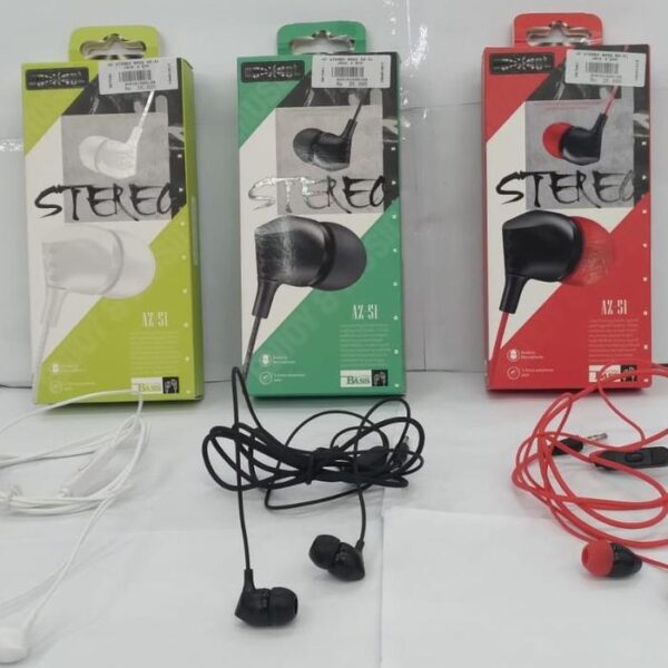 Handsfree Stereo Bass AZ-51 Jack 3.5mm Earphone Headset - Gambar 4