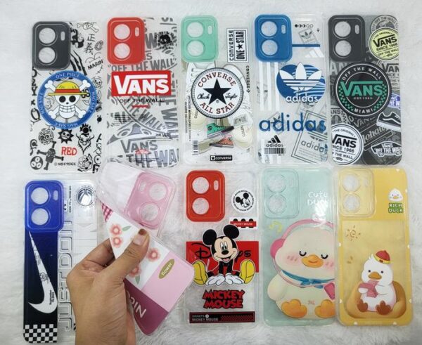 Case TPU Gradasi Printing Casing Handphone Softcase Motif Lucu - Gambar 2