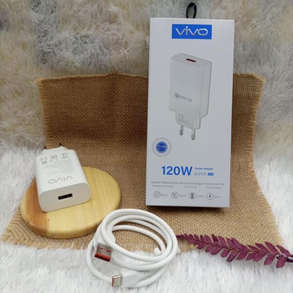Travel Charger 120W Super Vooc QC3.0 Type-C - Gambar 3