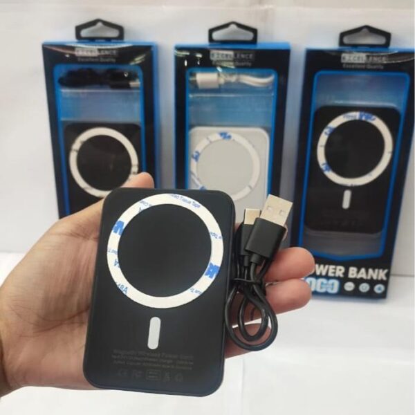 Travel Charger Powerbank Excellence Wireless 10W 5000mAh - Gambar 4