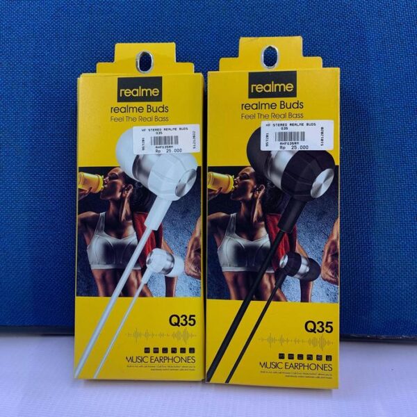 Handsfree Stereo Buds Q35 Earphone Headset Headphone - Gambar 5