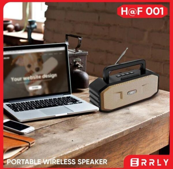 Portable Speaker Bluetooth HF001 Speaker Portable Wireless - Gambar 2