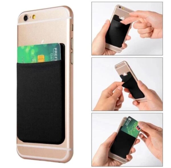 Perekat Tempat Kartu Pocket Handphone Tempat Penyimpanan Kartu
