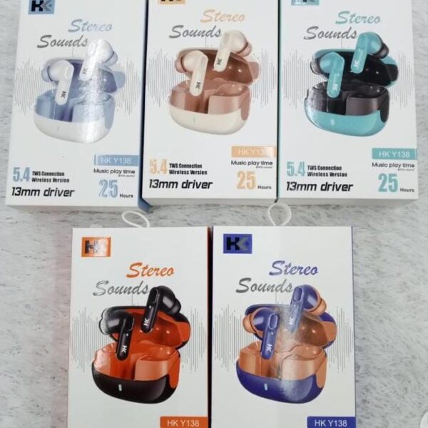 Handsfree Bluetooth HK TWS Y138 Headset Wireless - Gambar 4