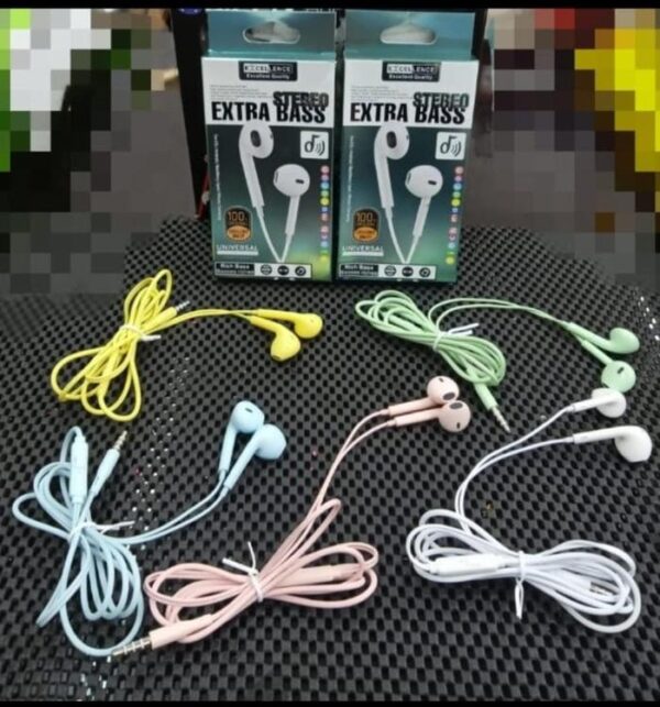 Handsfree Excellence Universal Finch Macaron Earphone - Gambar 3