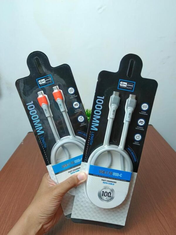 Kabel Data Excellence Salvia 100W C TO C Super Fast Charging Type-C to Type-C