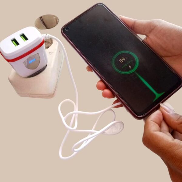 Travel Charger 2USB Kabel Micro Z003 - Gambar 5