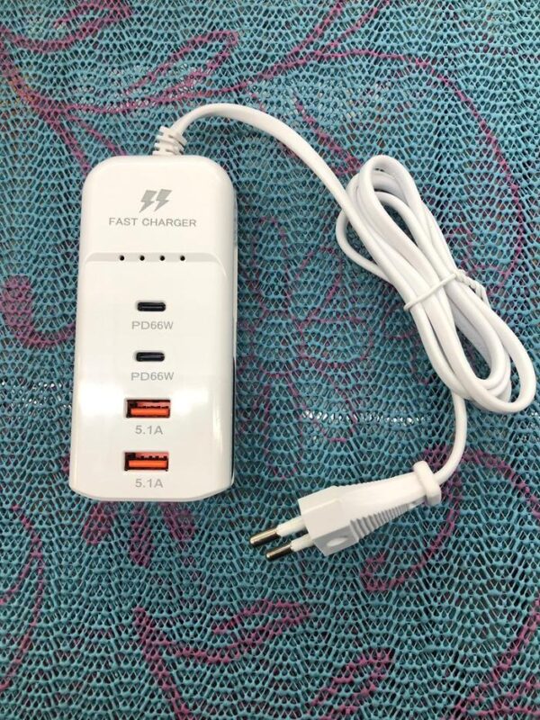 Travel Charger USB Socket Excellence 2PD 60W+2U 5.1A - Gambar 5