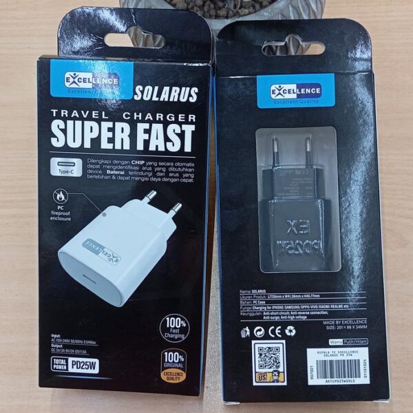 Kepala Charger Excellence Solarus PD 25W - Gambar 5