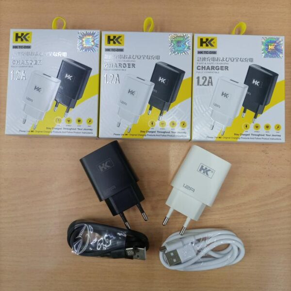 Travel Charger HK Auto D59 1.2A Micro/Type-C - Gambar 2