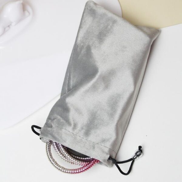Pouch Serut Multifungsi Pouch Makeup Tas Penyimpanan Barang - Gambar 4