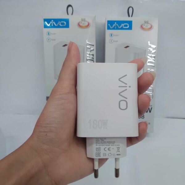 Travel Charger 180W Super Vooc Type-C Viv Charger Handphone - Gambar 2