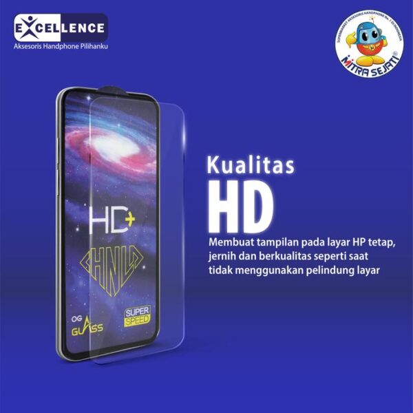 EXCELLENCE Tempered Glass Anti Gores 9H untuk Apel Handphone Layar - Gambar 2