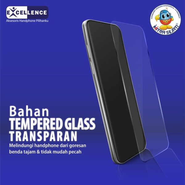 EXCELLENCE Tempered Glass Anti Gores 9H untuk Apel Handphone Layar - Gambar 3