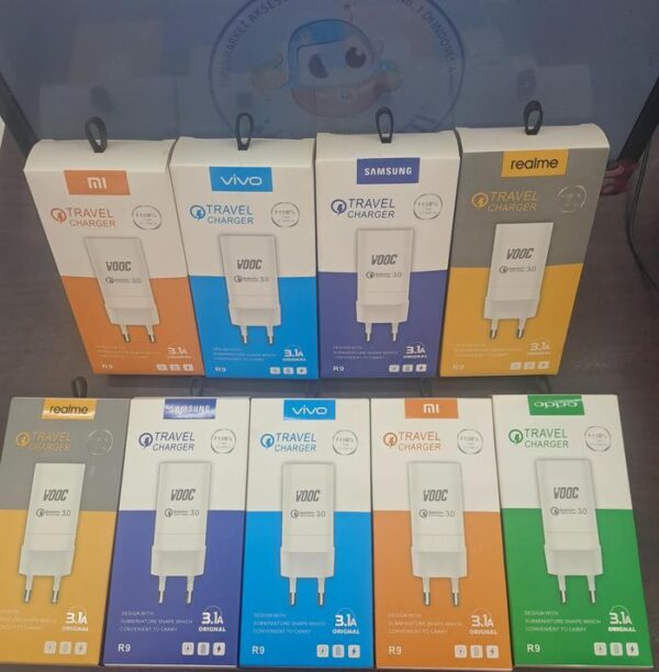 Travel Charger Vooc QC3.0 R9 Micro/Type-C - Gambar 5
