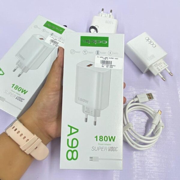 Travel Charger 180W Super Vooc Type-C Opp Charger Handphone - Gambar 6