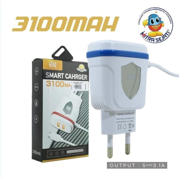 Travel Charger 2USB Kabel Micro Z003 - Gambar 6