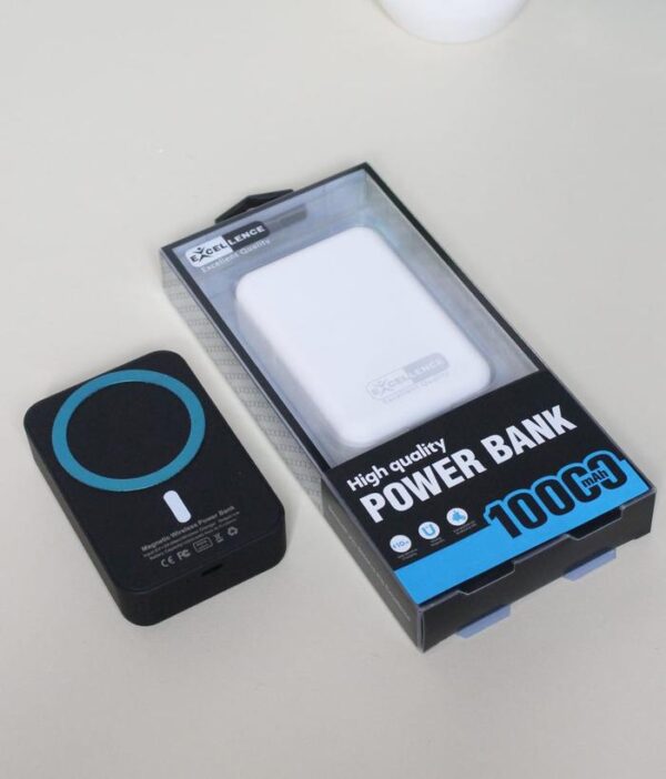 Travel Charger Powerbank Excellence Wireless 10W 10000mAh Power Bank