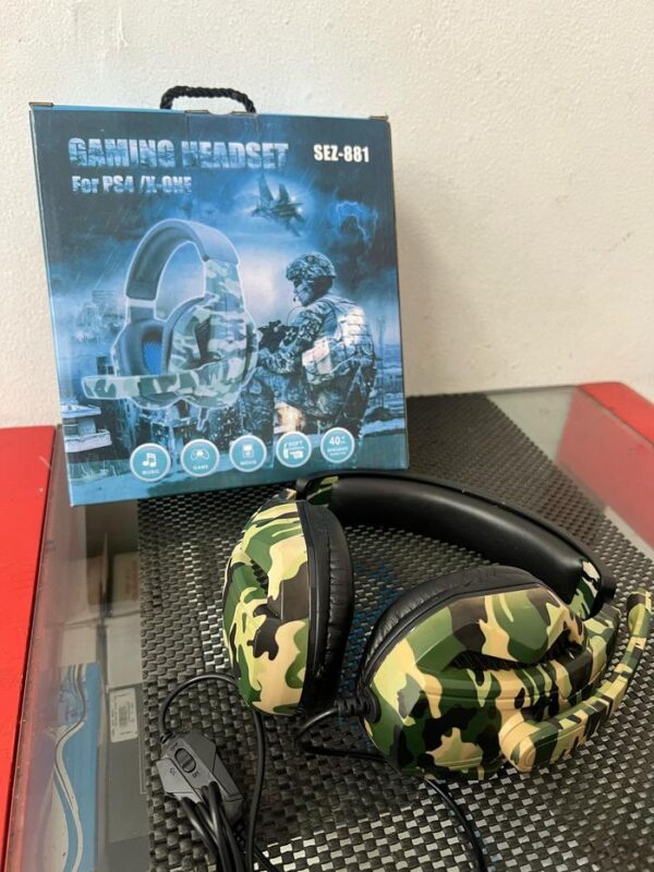 Headphone DJ Gaming Sez 881 Handsfree Earphone Headset - Gambar 8