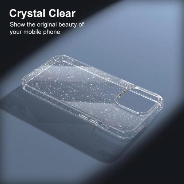 Case TPU 2.0MM Trans Glitter untuk semua tipe Handphone - Gambar 3