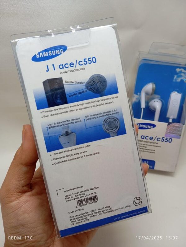 Handsfree Earphone Headset Vietnam Pack J1 Ace Headphone - Gambar 4