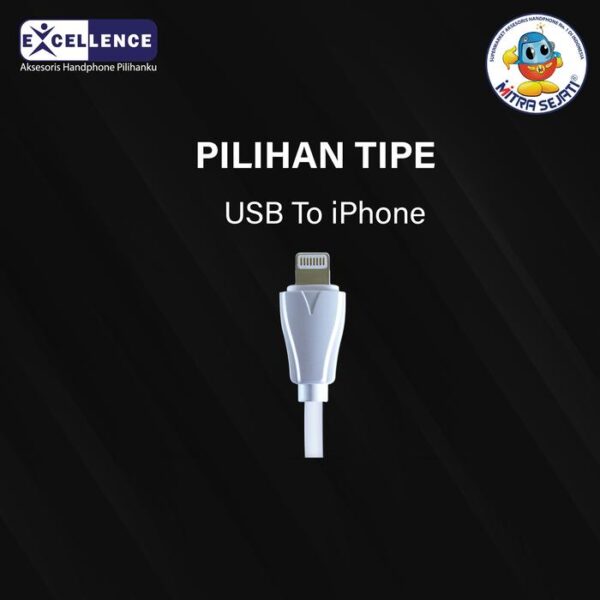 Travel Charger Excellence Ruby 3.0 Qualcomm Quick Charge Fast Charging Micro, Type C, iPhone Kabel Panjang- Bergaransi Excellence Premium Care Panjang - Gambar 3