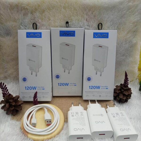 Travel Charger 120W Super Vooc QC3.0 Type-C - Gambar 6