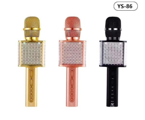 Microphone Bluetooth Speaker YS86 Karaoke Speaker Wireless Mic Wireless - Gambar 5
