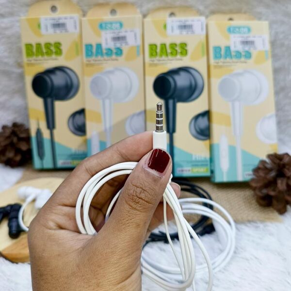 Handsfree Stereo Bass R06 Jack 3.5mm Earphone Headset Headphone - Gambar 2