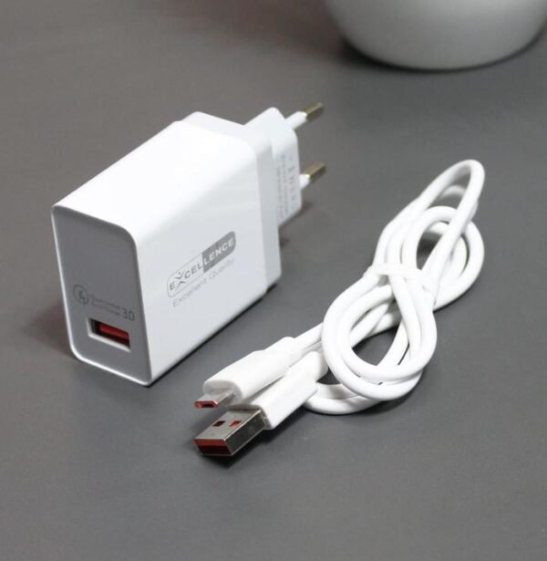 Travel Charger Excellence QC3.0 3A 18W E79 Micro/Type-C - Gambar 2