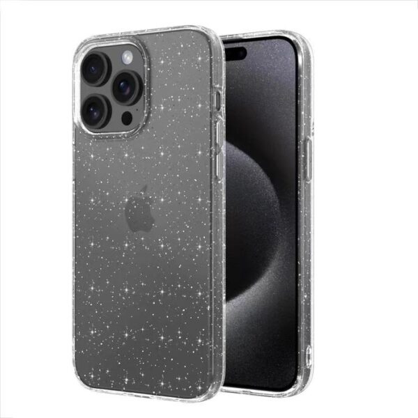 Case TPU 2.0MM Trans Glitter untuk semua tipe Handphone