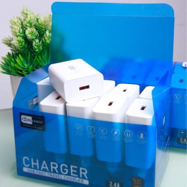 Kepala Charger Excellence 2.1A Kagura Isi 20/1 pcs Kepala Charge Handphone - Gambar 3
