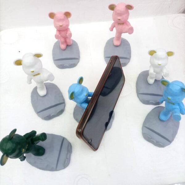 Holder Meja Standing Handphone Bear Holder Lucu Beruang - Gambar 4
