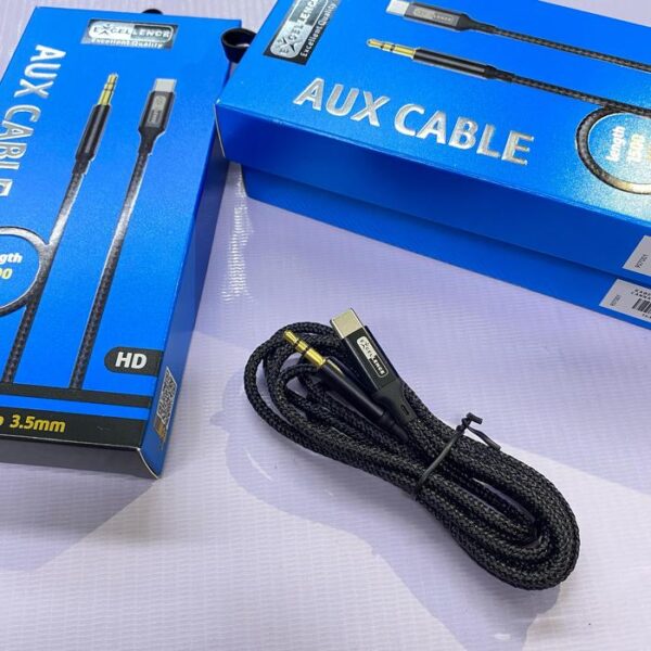 Kabel Aux Excellence Canna Type C-3.5mm Aux C to Jack 3.5mm